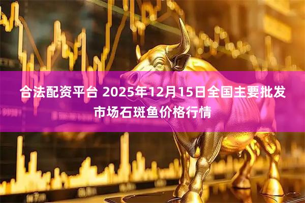 合法配资平台 2025年12月15日全国主要批发市场石斑鱼价格行情
